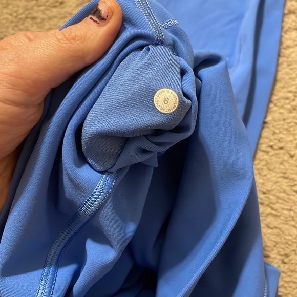 Rare Lululemon wunder under high rise tights Blue Nile 28” Sz 6 - Picture 4 of 6